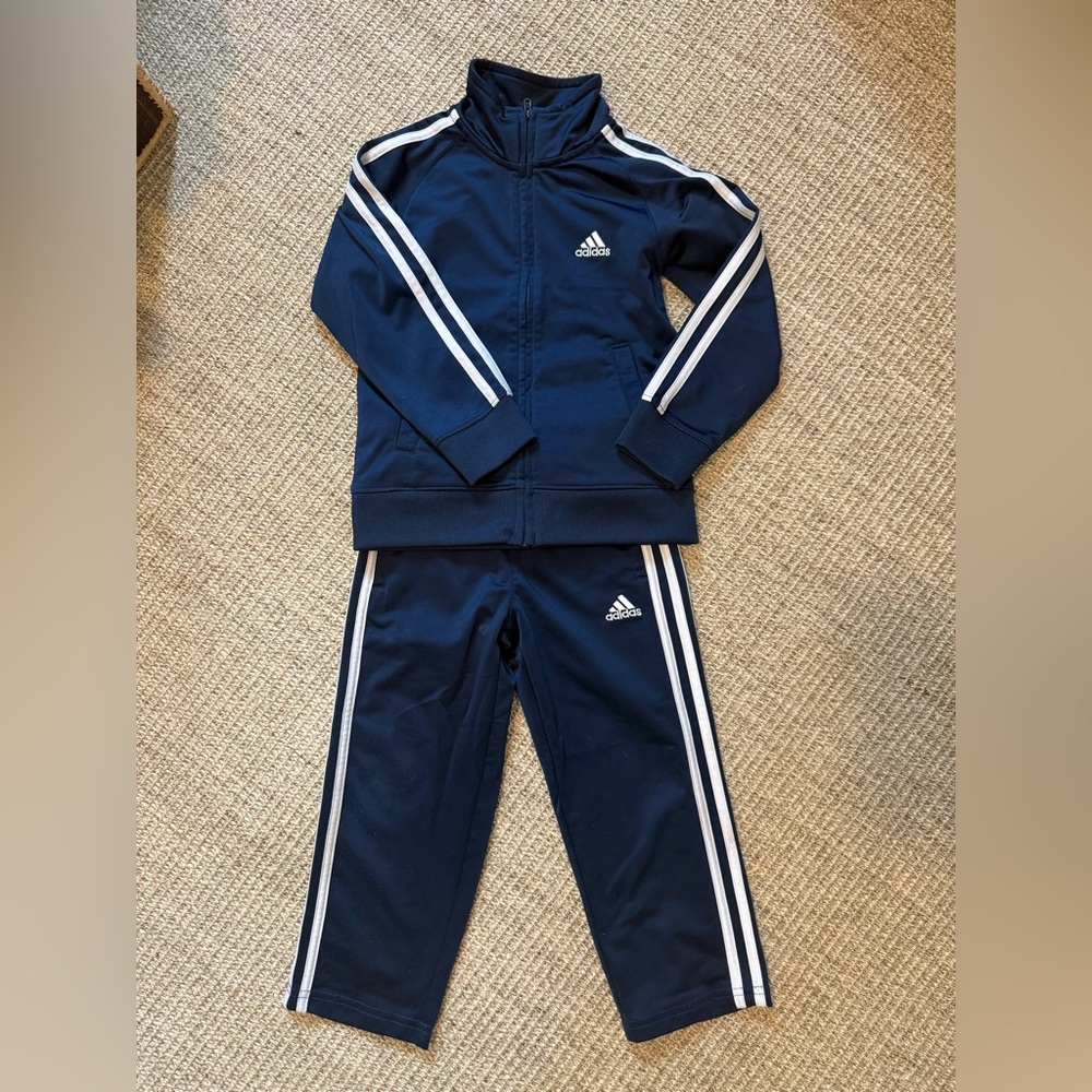 Adidas Kids Navy Tracksuit 4T